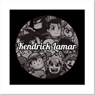 Kendrick Lamar / Cartoon Vintage Style Posters and Art